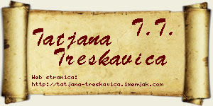 Tatjana Treskavica vizit kartica